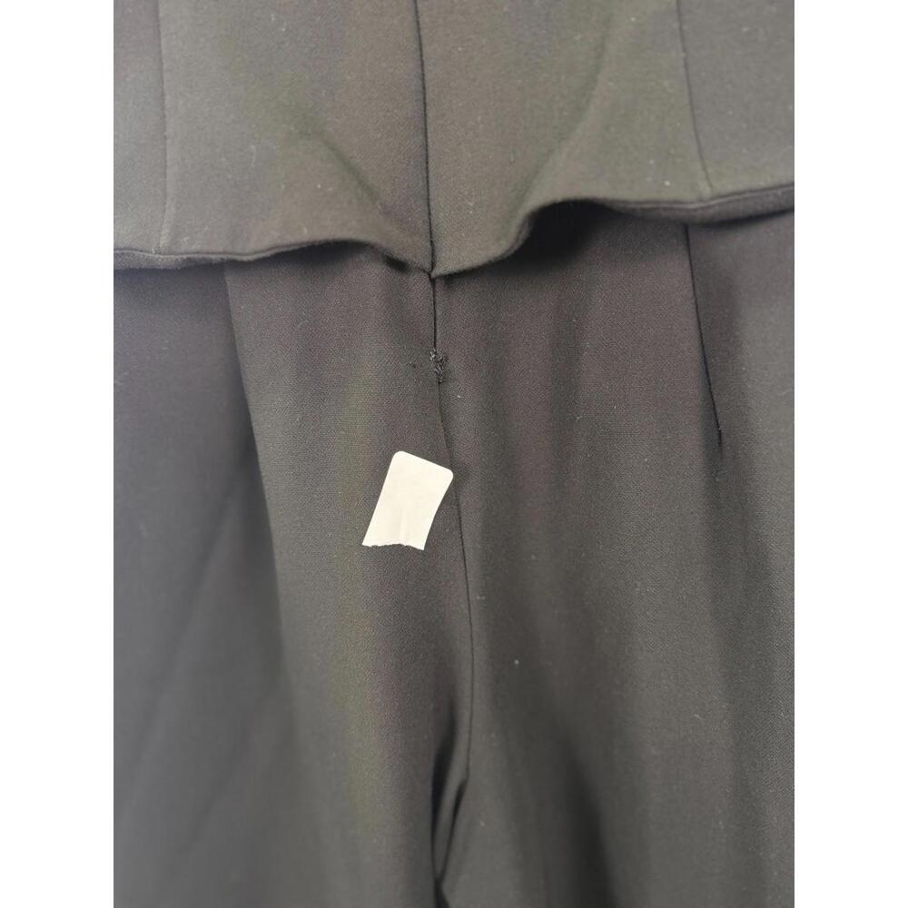 Black Halo Black Sloane Jumpsuit Size 8 with Lints and Minor Snags - Picture 7 of 9